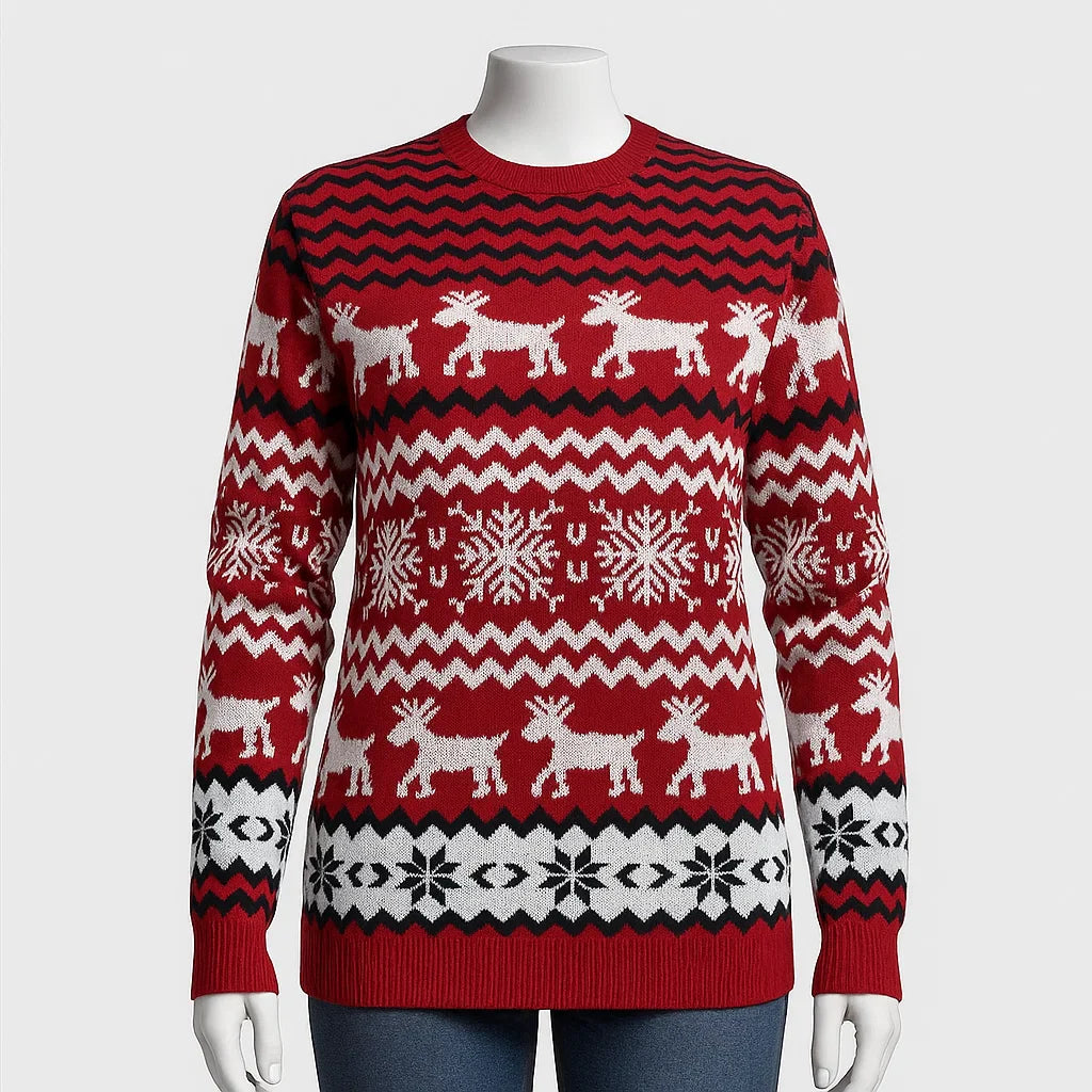 Unisex Winter Reindeer Sweater | Cozy Design