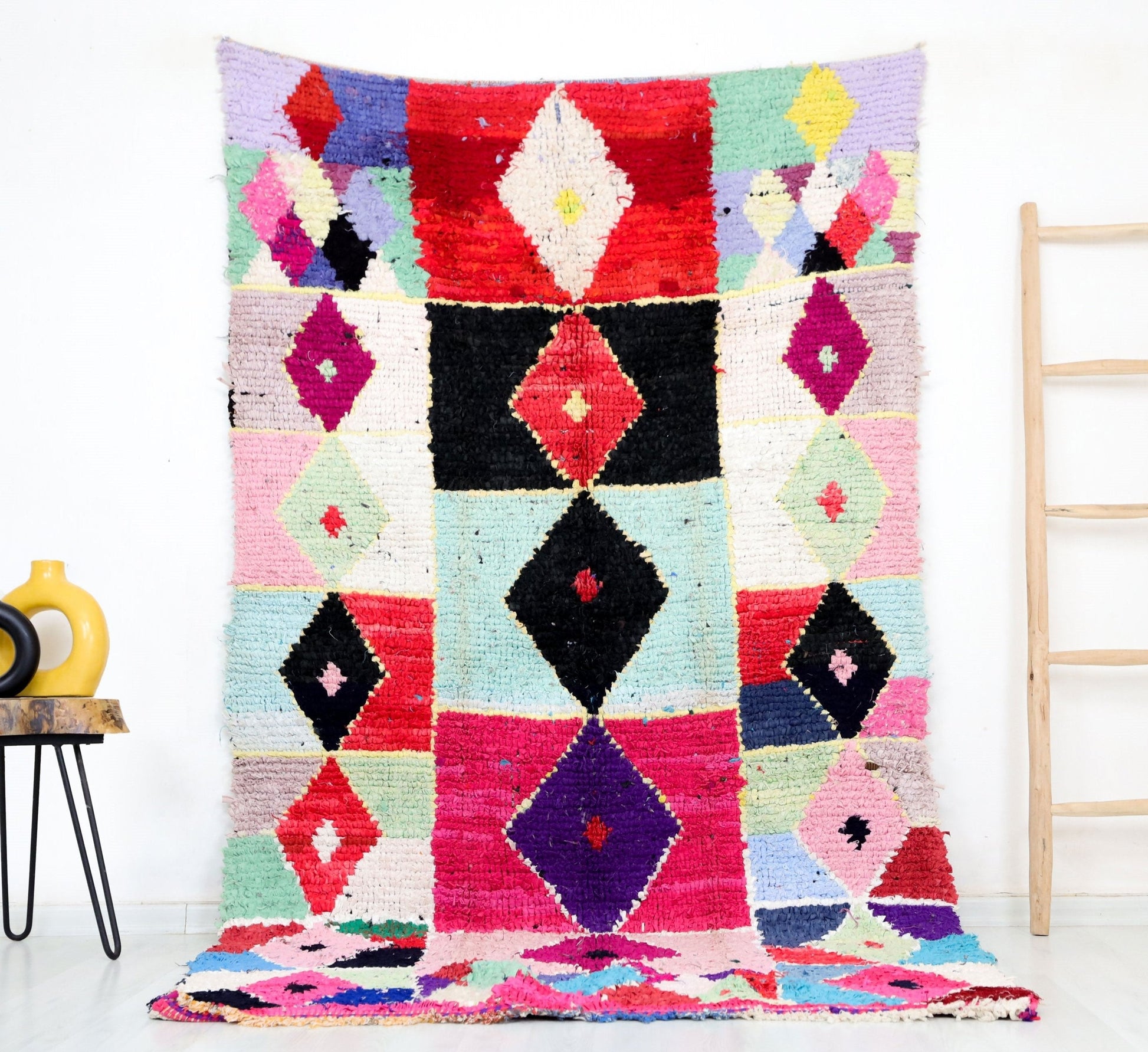 Bahya Moroccan Rug 4'6" x 8'3" - TrendAura