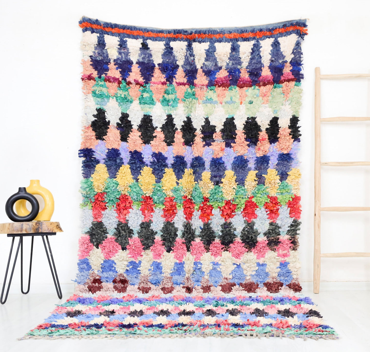 Jelila Moroccan Rug 4'7" x 9'3" - TrendAura