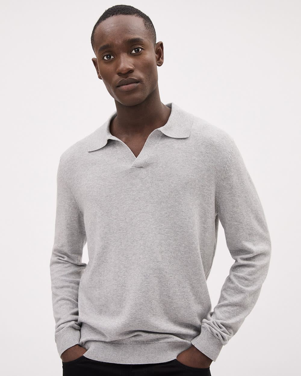 Jacky Cotton Polo Shirt With Johnny Collar For Style Conscious Men Breathable Comfort Fit 100 Percent Cotton