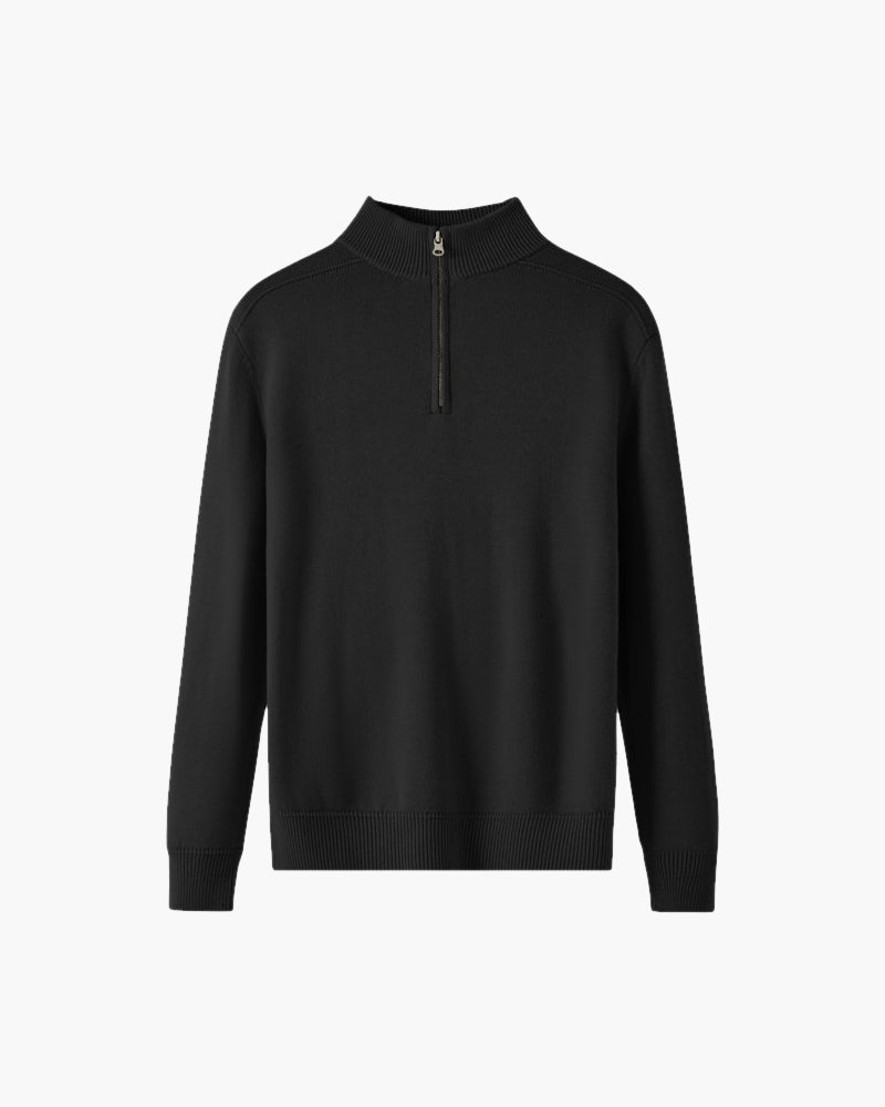 TrendAura | Merino Wool Half-Zip Jumper