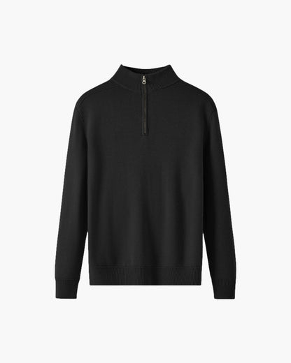 TrendAura | Merino Wool Half-Zip Jumper