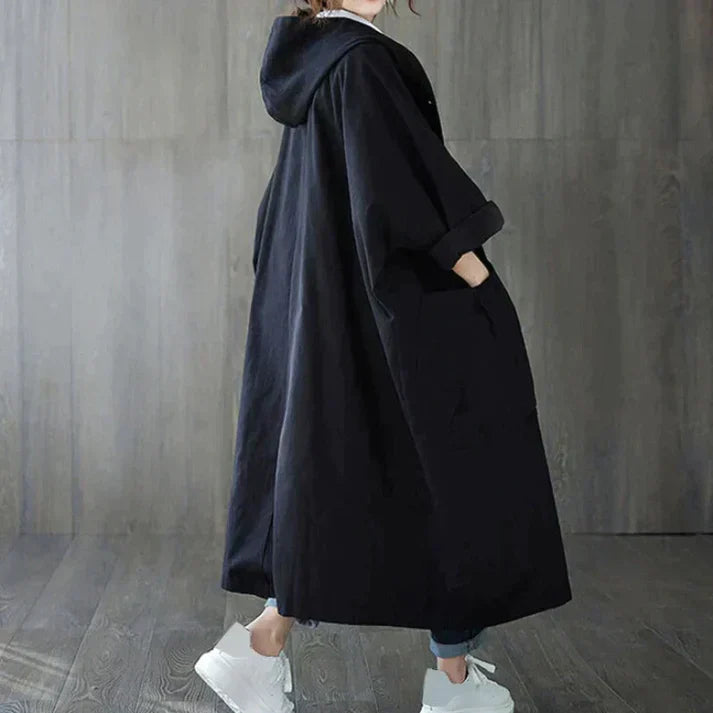 Oversized Trench Coat For Women With Belt Timeless Elegance Chic Casual Fit For Everyday Style