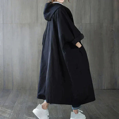 Oversized Trench Coat For Women With Belt Timeless Elegance Chic Casual Fit For Everyday Style