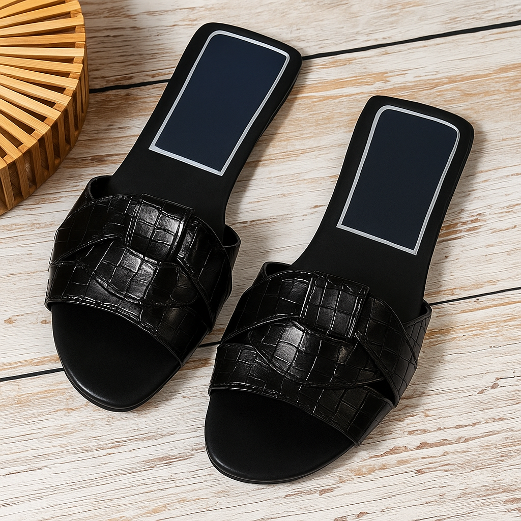 Women's Casual Slides with Easy Slip-On Design and Comfortable Footbed