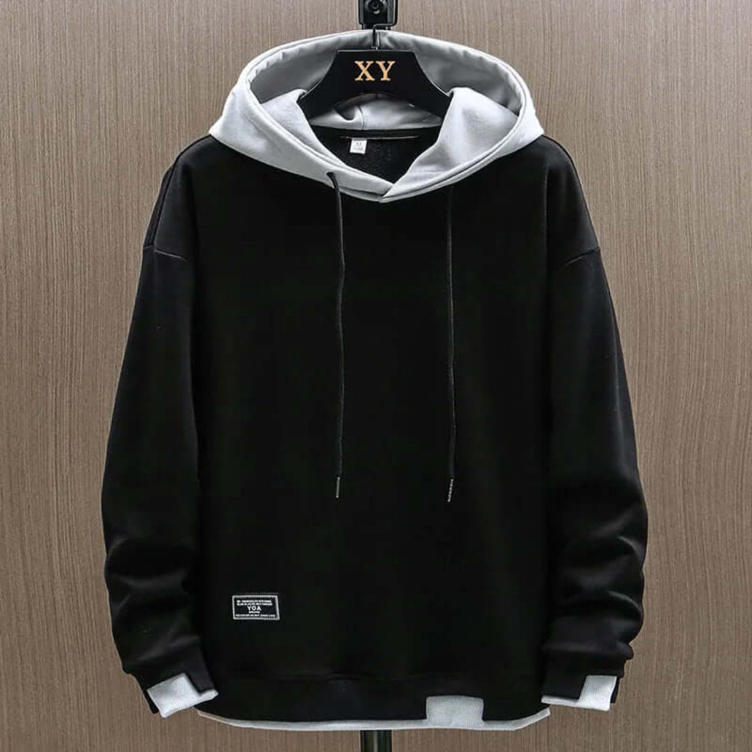 Men's Longline Pullover Hoodie For Effortless Everyday Casual Wear With Soft Interior Warmth And Modern Silhouette