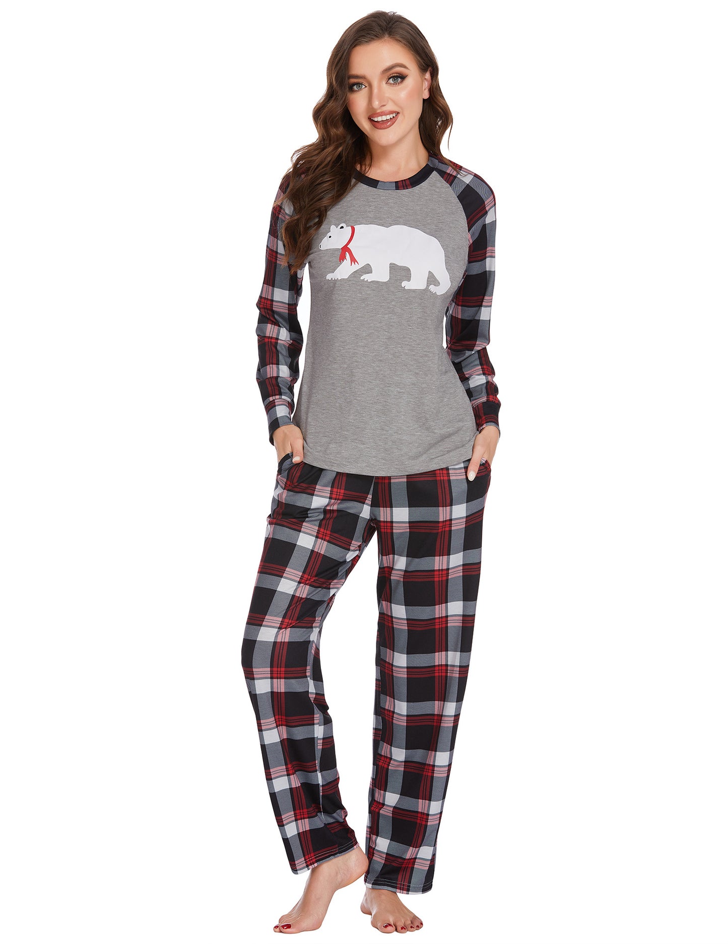 Christmas Print suit Pajamas