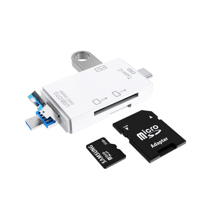 SnapBit | Multifunctional Memory Card Reader - Fast Data Transfer for Phones and Laptops