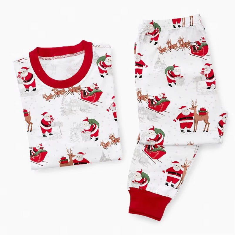 Christmas Parent-Child Printed Pajamas