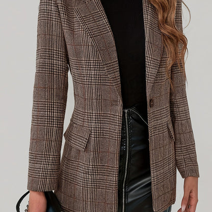 Plaid Lapper Jacket Unisex Outerwear For Everyday Comfort And Warmth Lightweight