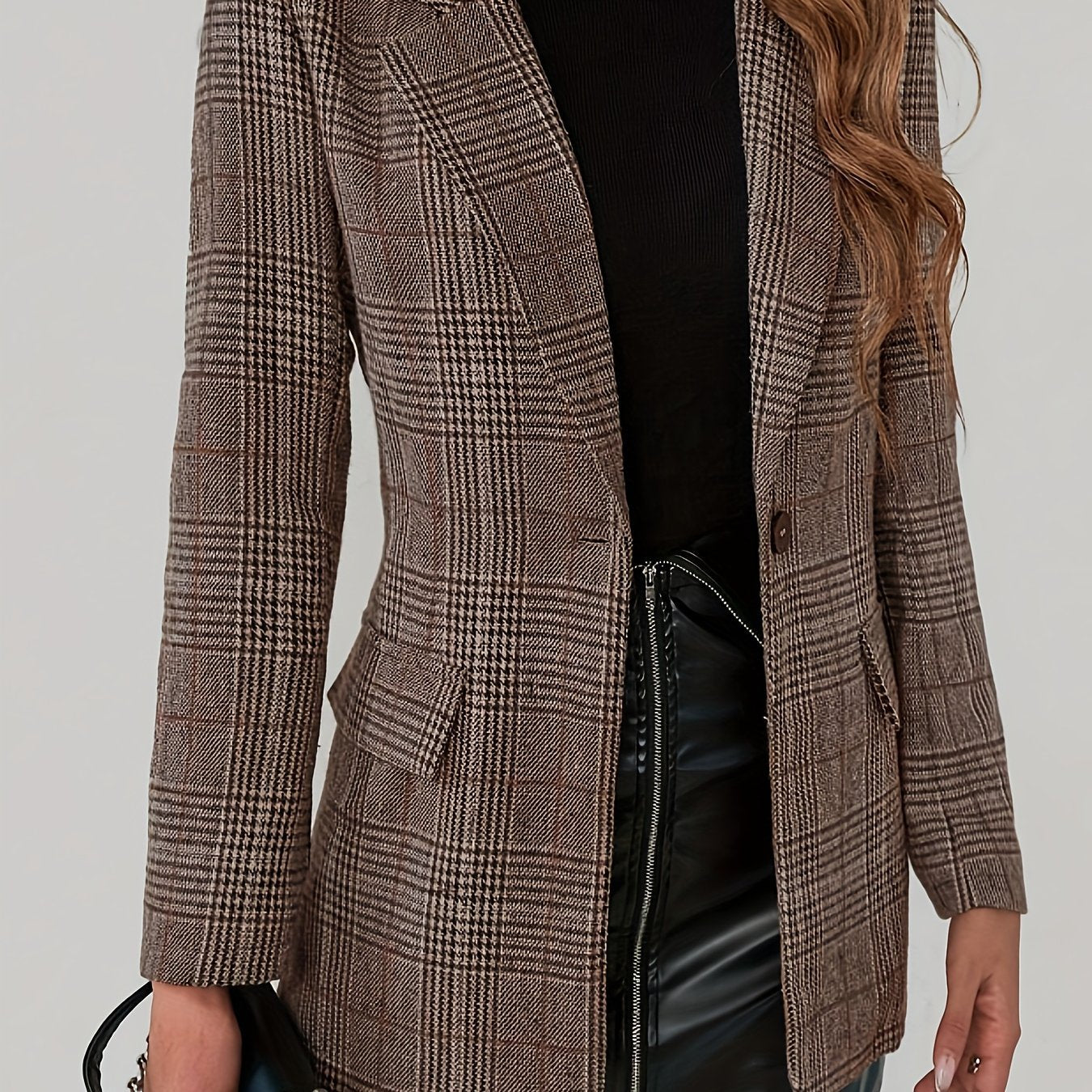 Plaid Lapper Jacket Unisex Outerwear For Everyday Comfort And Warmth Lightweight