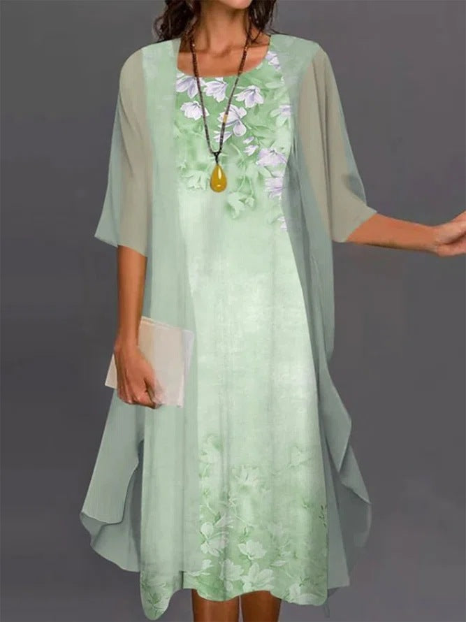 Slim Fit Crewneck Maxi Dress For Women With Flattering Silhouette And All Day Comfort