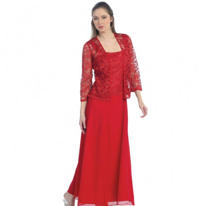 Elegant Lace Cardigan Chiffon Dress For Women With Lightweight Sheer Overlay And Flattering Fit