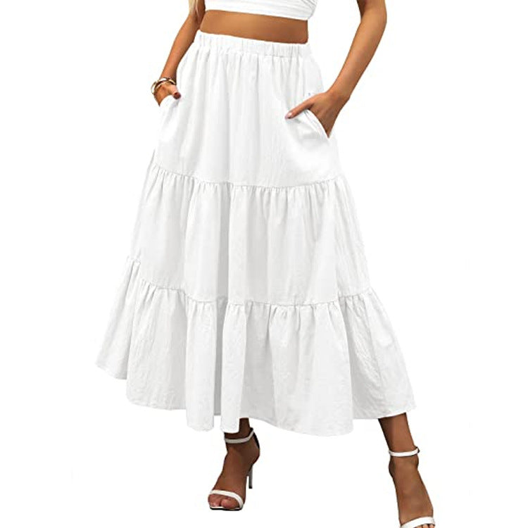 Remmi Flared Skirt With Pockets Floral Print For Women Effortless Elegance And Versatility