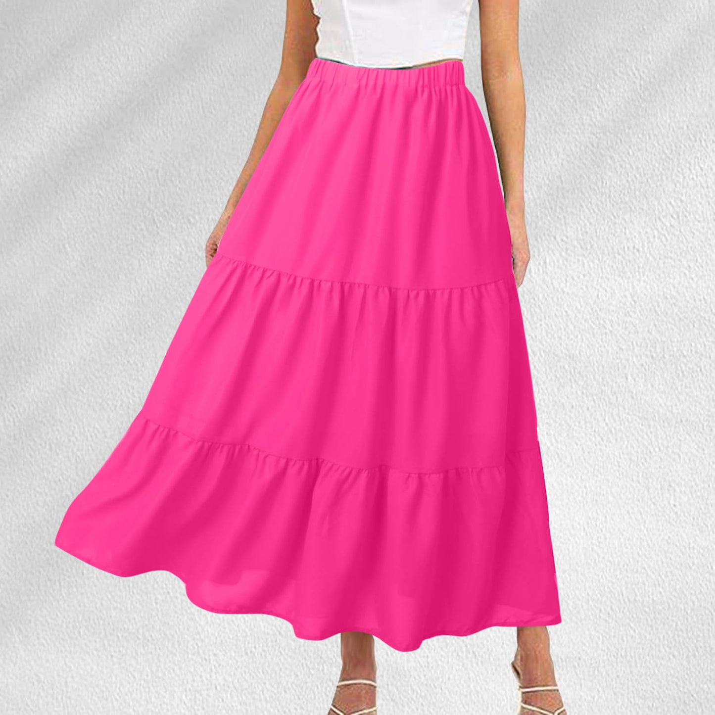Remmi Flared Skirt With Pockets Floral Print For Women Effortless Elegance And Versatility