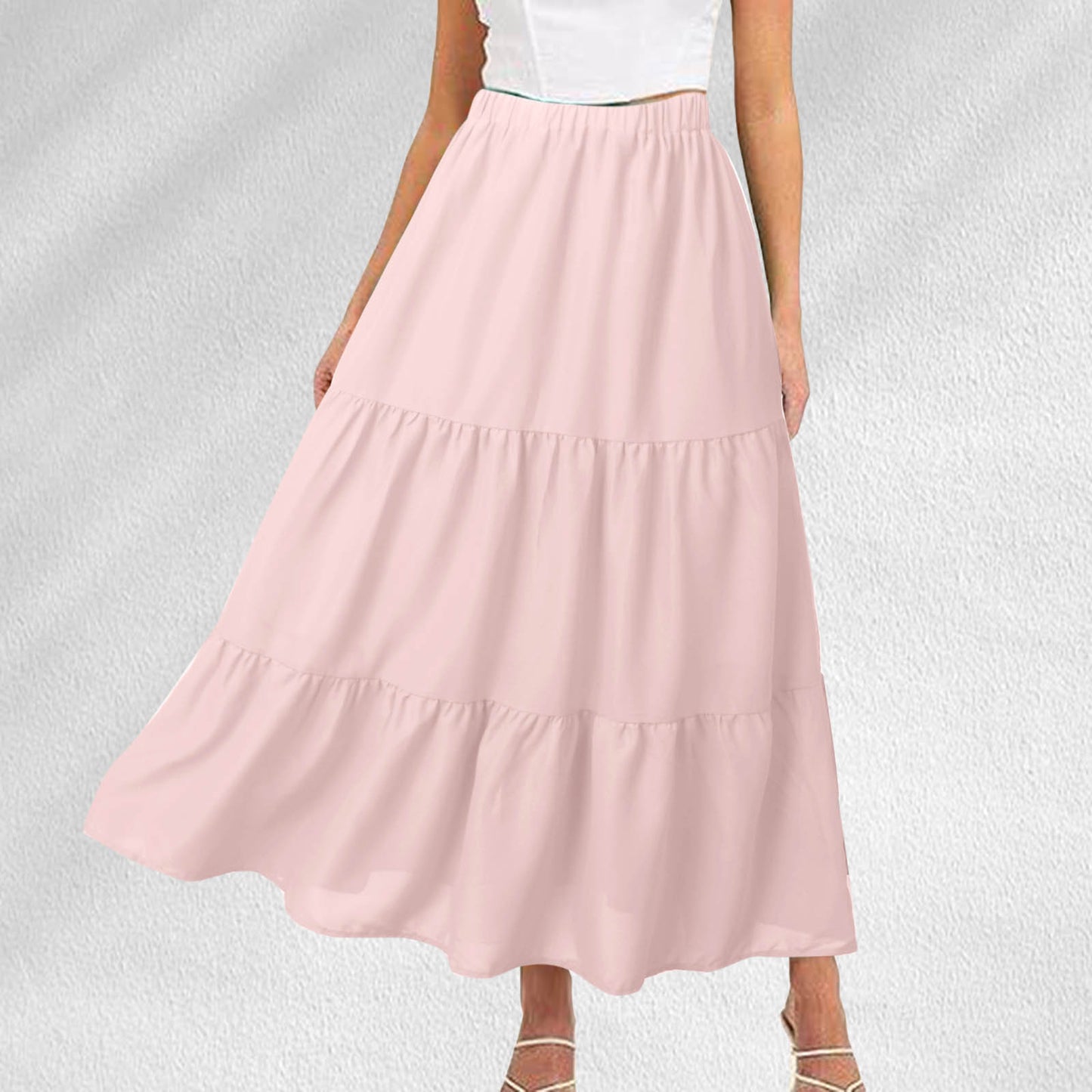 Remmi Flared Skirt With Pockets Floral Print For Women Effortless Elegance And Versatility