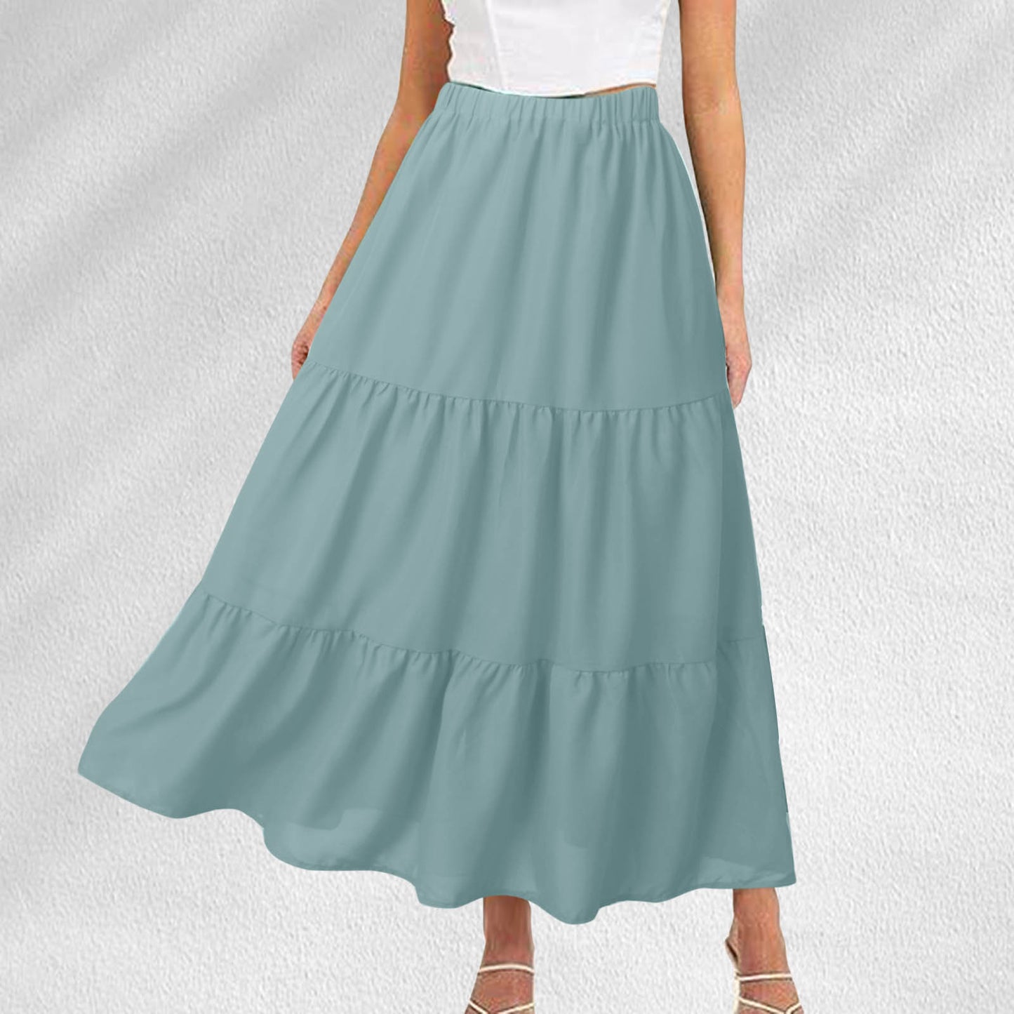 Remmi Flared Skirt With Pockets Floral Print For Women Effortless Elegance And Versatility
