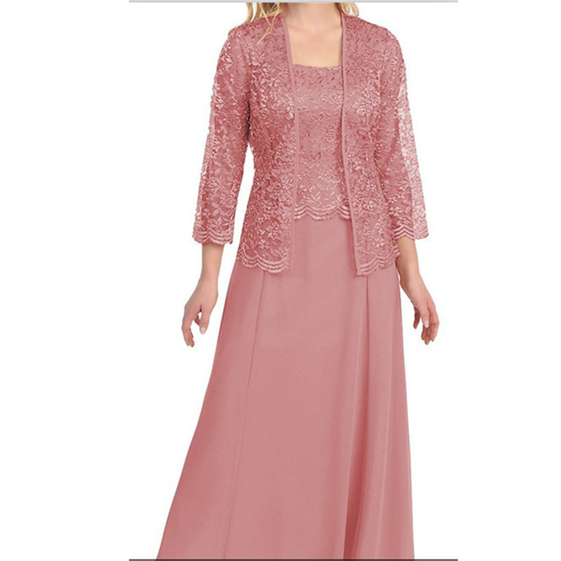 Women’s Elegant Long-Sleeve Evening Dress