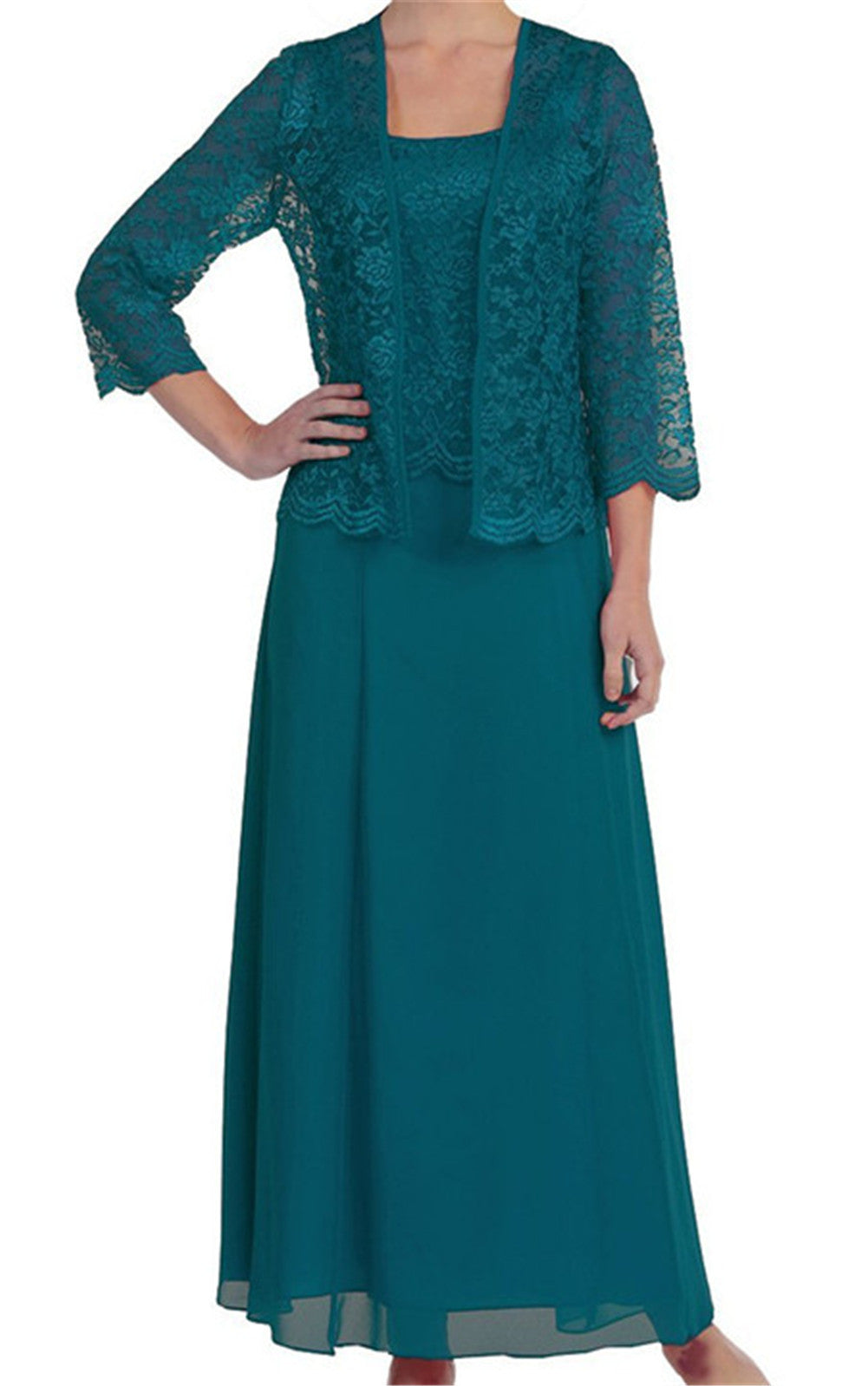 Women’s Elegant Long-Sleeve Evening Dress
