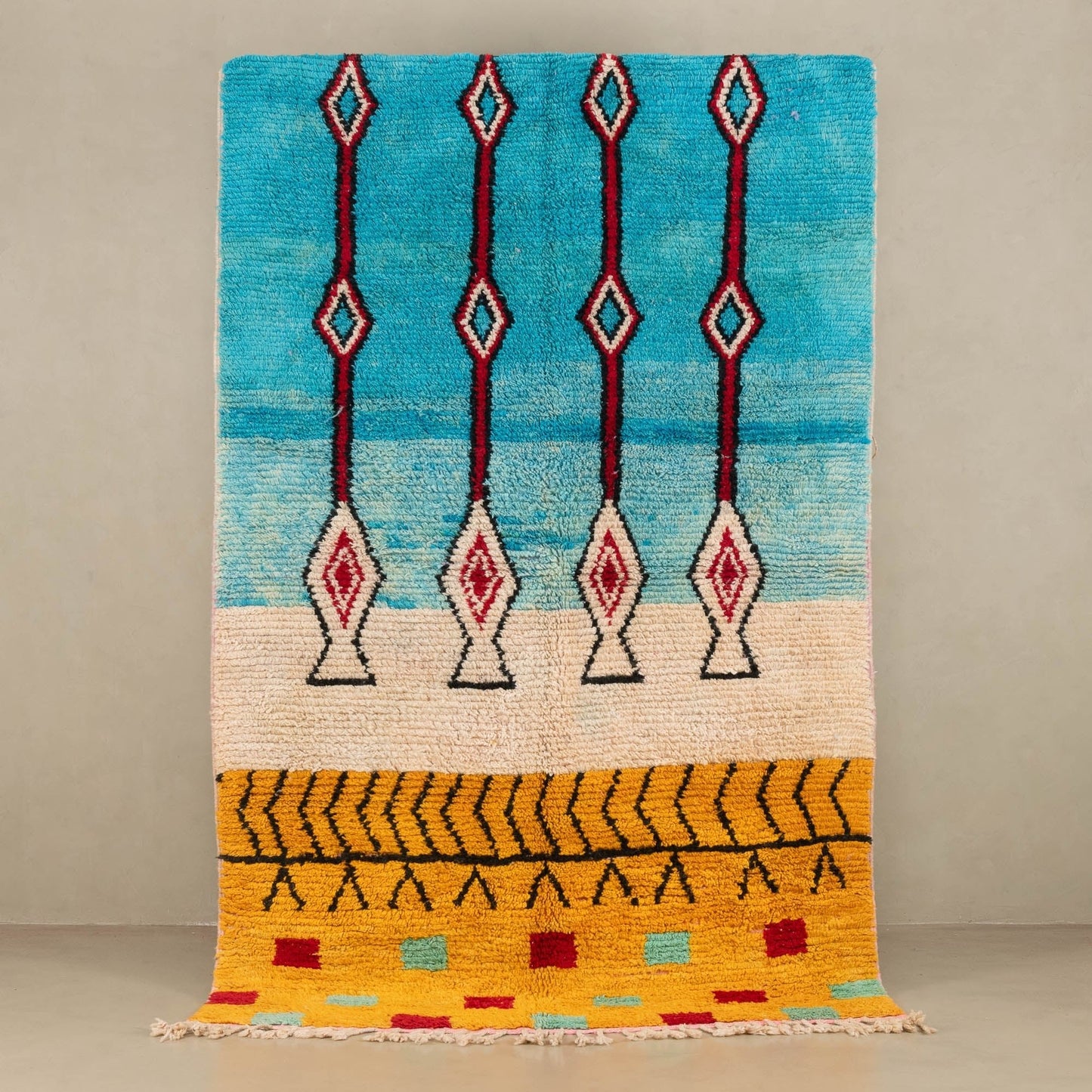Solman - vintage boujad rug - TrendAura