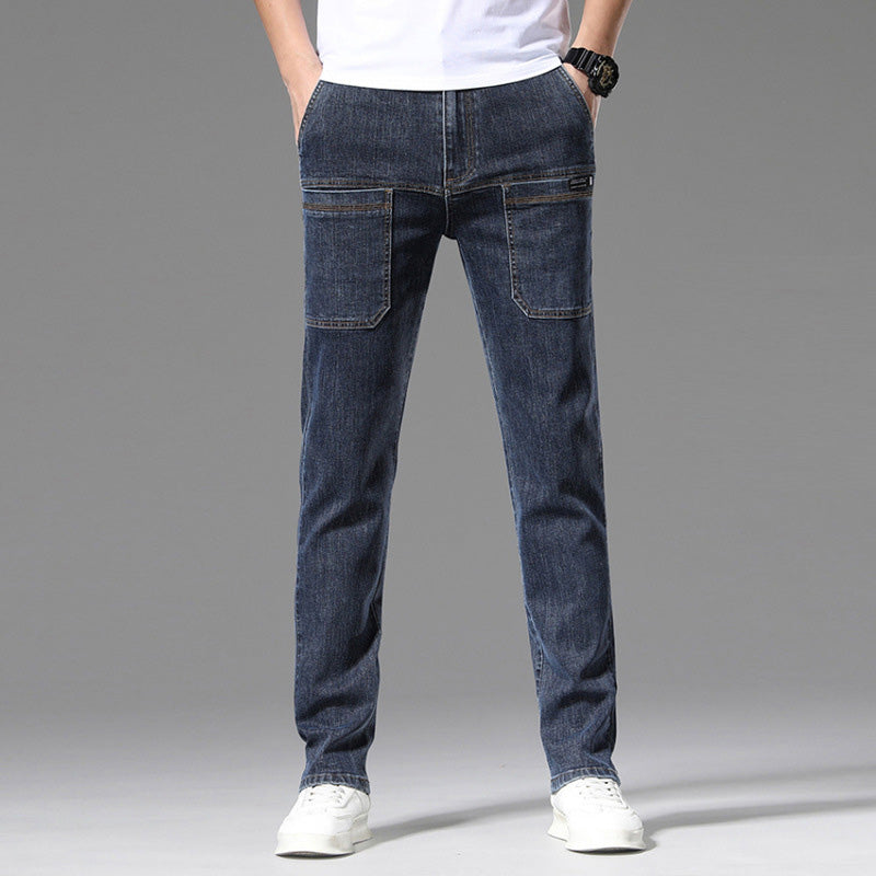 Draco | Light summer jeans with pockets for men