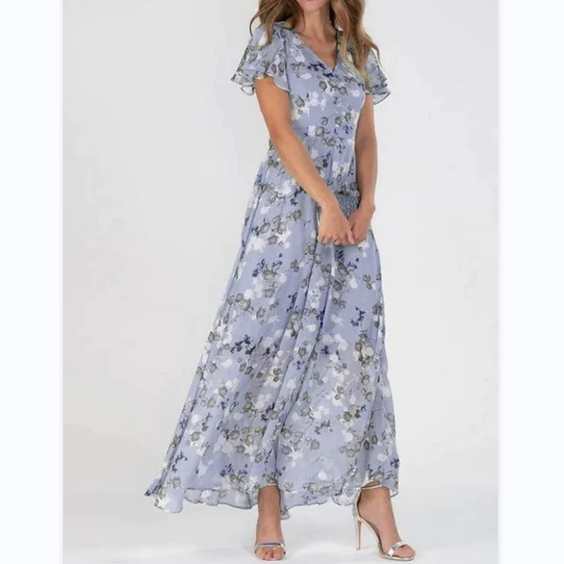 Beatrix | Flower Dress with Butterfly Sleeves for Women
