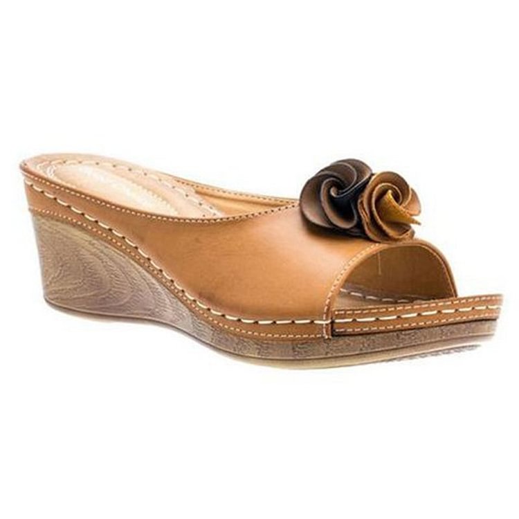 Women's Cushioned Wedge Sandals with Adjustable Straps and Supportive Design