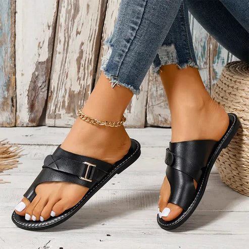 Noa Leather Sandals For Women Ergonomic Comfort