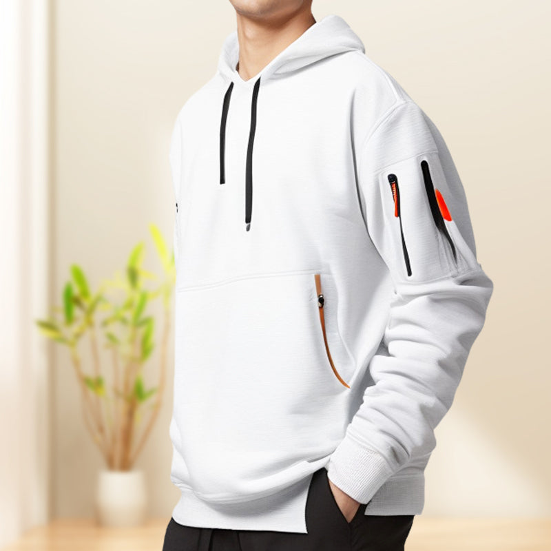 Mens Half Zip Hoodie Sweatshirt For Elegant Comfort And Versatile All Day Wear Everyday Style