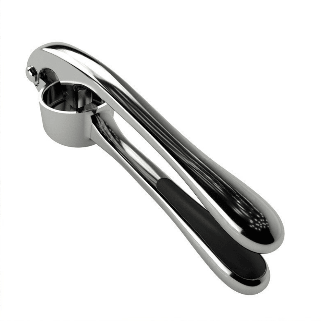 Stainless Steel Ergonomic Garlic Press - TrendAura