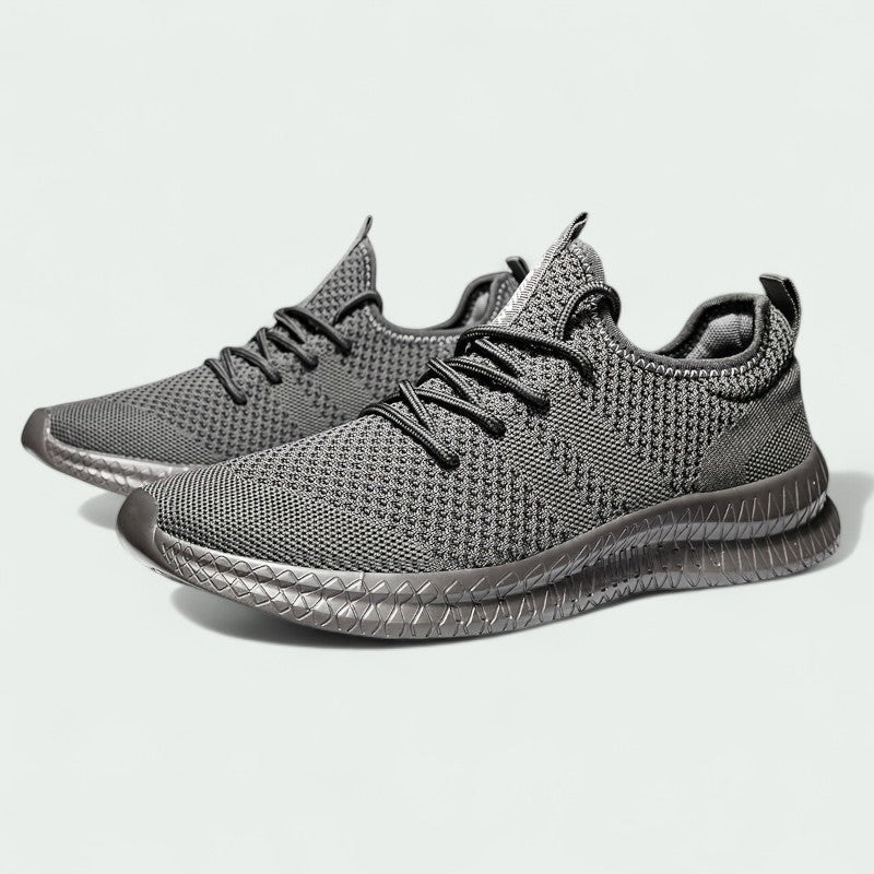Mens Knitted Sneakers Breathable Upper And Flexible Sole For Everyday Casual And Active Wear