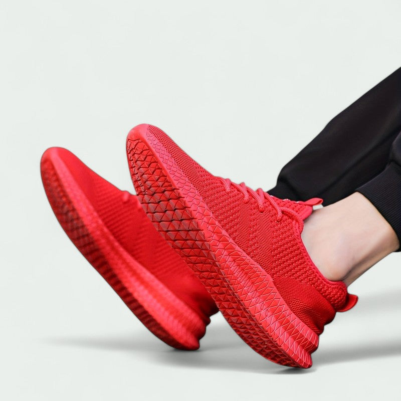 Mens Knitted Sneakers Breathable Upper And Flexible Sole For Everyday Casual And Active Wear