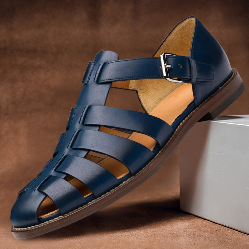 Basilius | Men's Leather Sandals for Summer