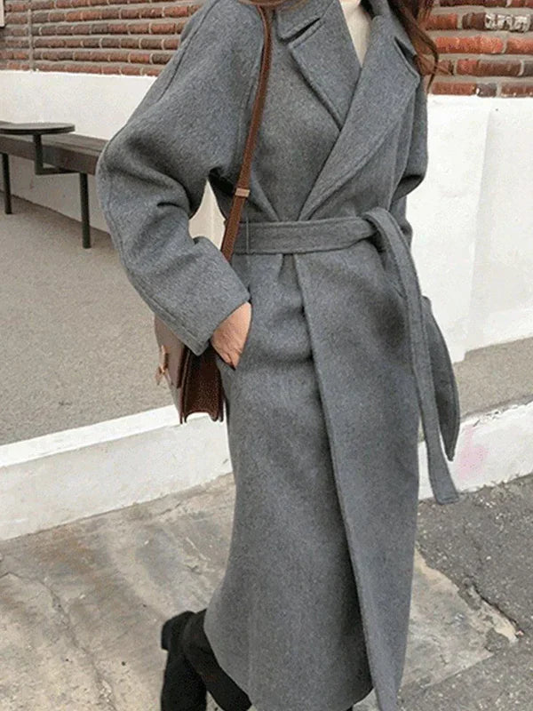 Talitha - Long wool coat for women