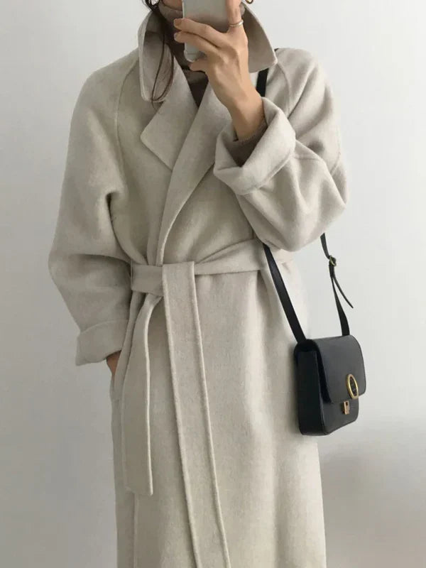 Talitha - Long wool coat for women