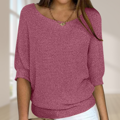 Blakely | Half-Sleeve Knit Sweater