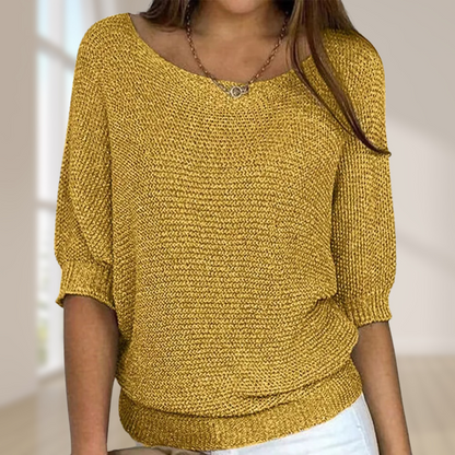 Blakely | Half-Sleeve Knit Sweater