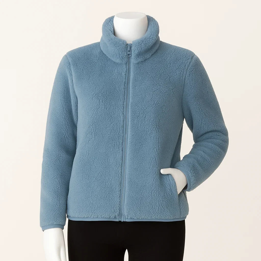 Hooded Winter Jacket | Zip-Up Coat