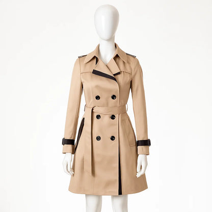 Women’s Double-Breasted Trench Coat | Elegant