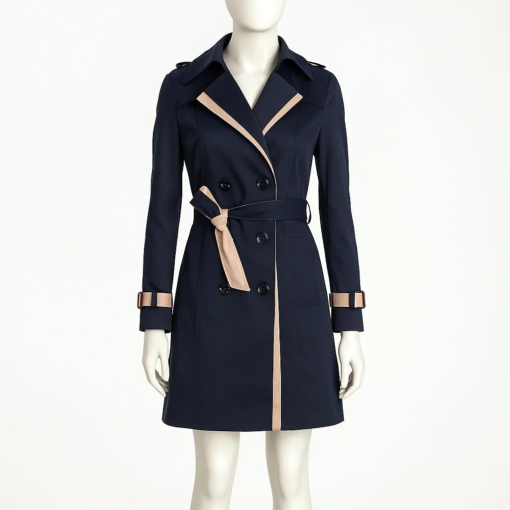 Women’s Double-Breasted Trench Coat | Elegant