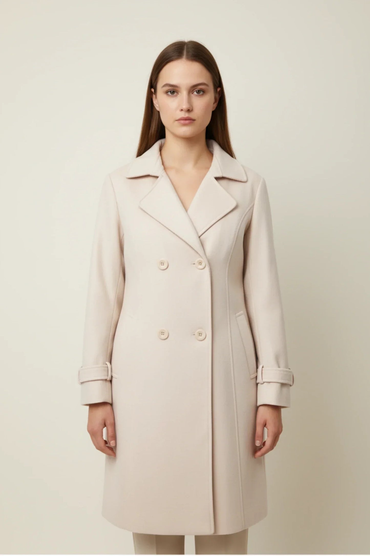Women's Double-Breasted Winter Coat