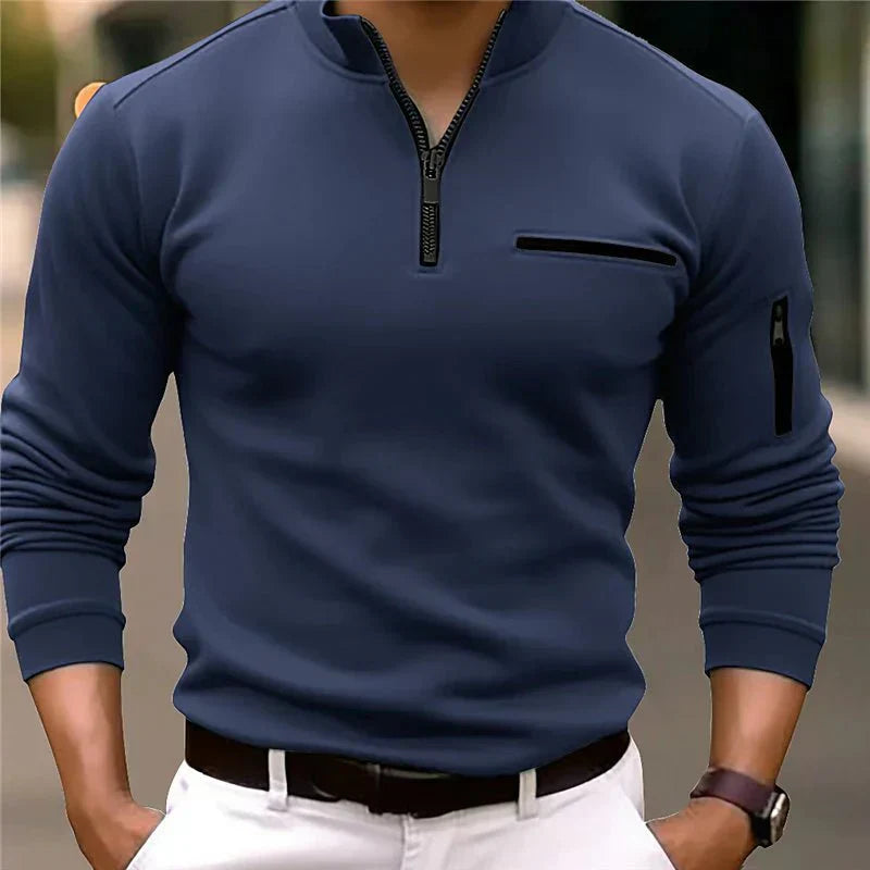 Quarter Turn Divot Polo Long Sleeves