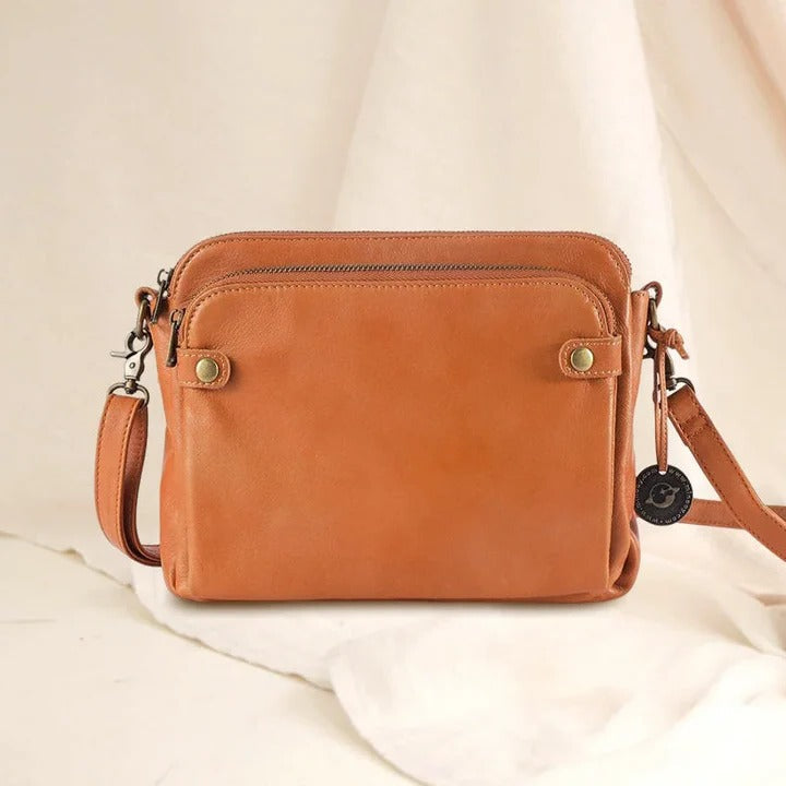 TrendAura Three Section Leather Shoulder Bag and Clutch - Sophisticated Organization For The Modern Individual