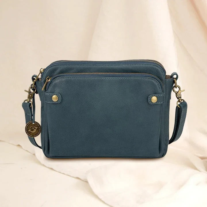 TrendAura Three Section Leather Shoulder Bag and Clutch - Sophisticated Organization For The Modern Individual