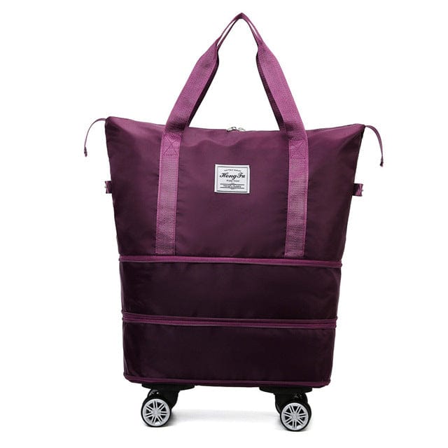 VoyagerFold Folding Travel Bag Versatile Compact Foldable Design With Lockable Zipper For Travelers