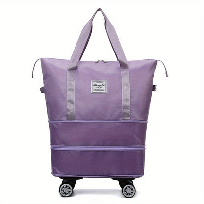 VoyagerFold Folding Travel Bag Versatile Compact Foldable Design With Lockable Zipper For Travelers