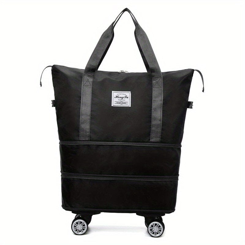 VoyagerFold Folding Travel Bag Versatile Compact Foldable Design With Lockable Zipper For Travelers