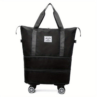 VoyagerFold Folding Travel Bag Versatile Compact Foldable Design With Lockable Zipper For Travelers