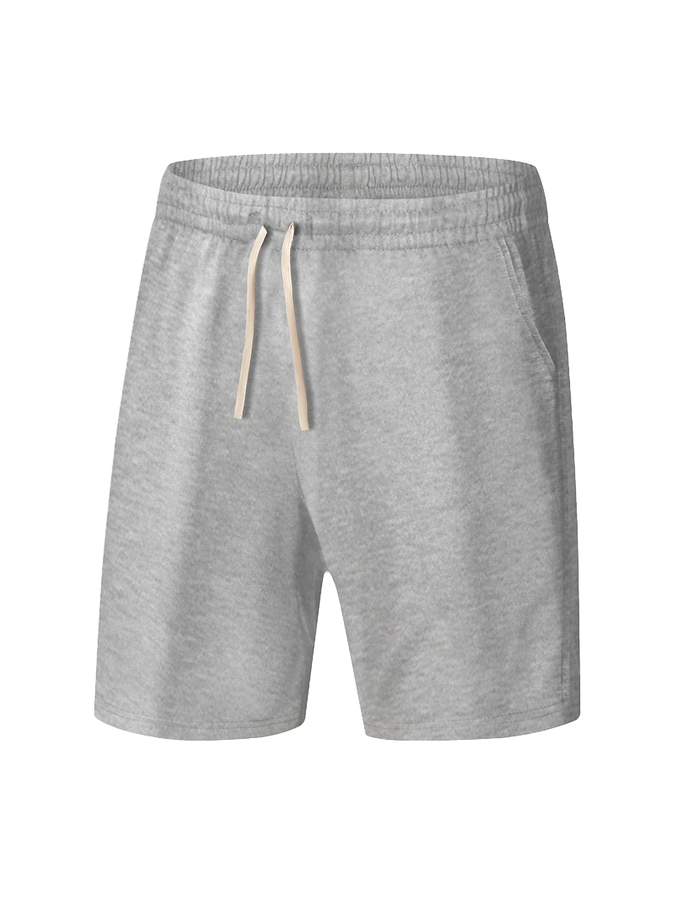 Tyler Men's Navy Solid Color Lace Up Drawstring Shorts for Running Fitness and Casual Athletic Wear