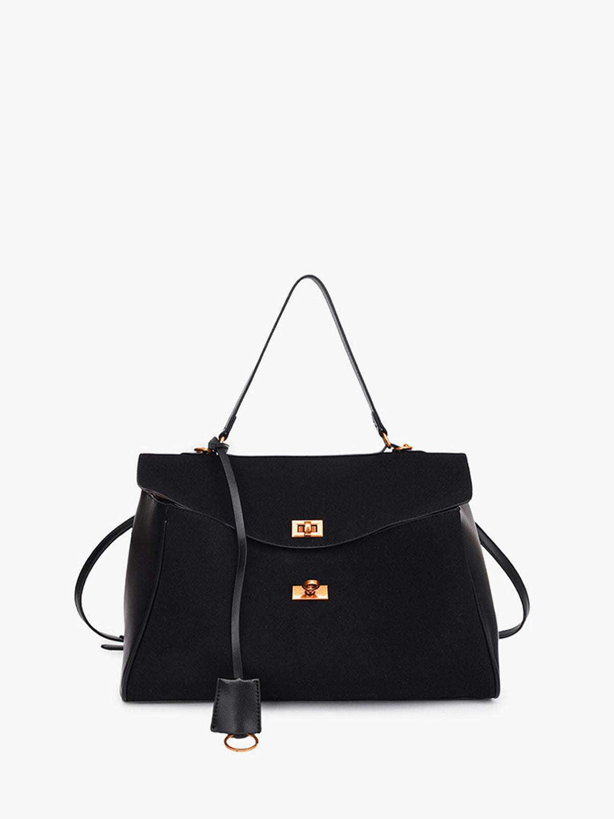 TrendAura Utility Large Capacity Flap Shoulder Bag - Premium PU Leather, Ample Organized Storage